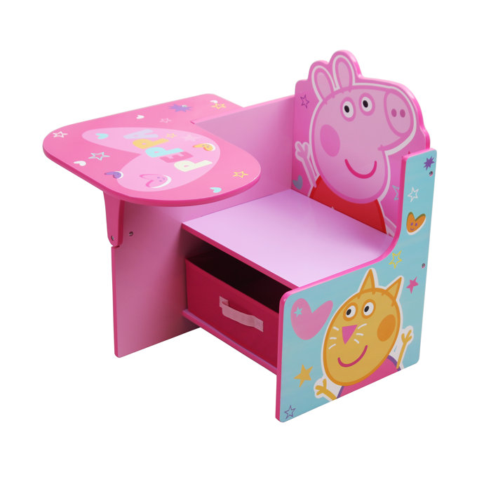 Nixy Children Peppa Pig Chair Desk with Storage Bin by Nixy Children